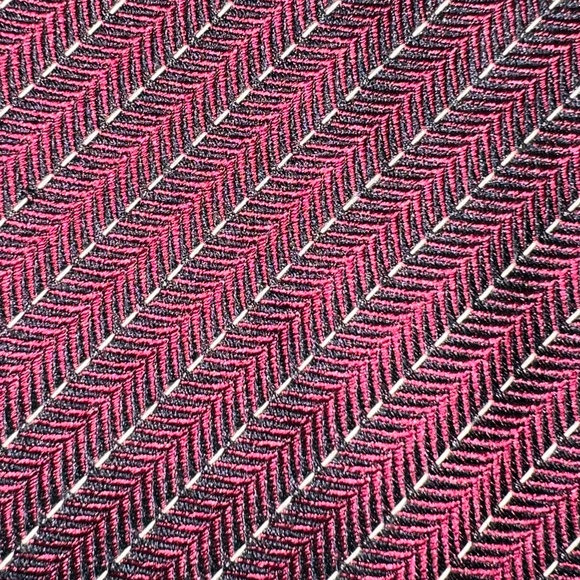Lamberti Maroon Diagonally Striped Tie - Picture 2 of 5